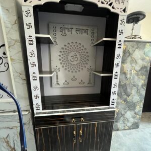 Elegant Big Height Pooja Mandir with Storage