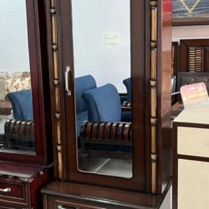 Premium Wooden Dressing Table with Drawer &  Cabinet Storage