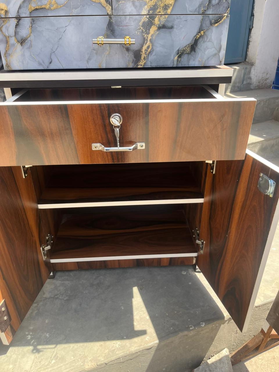 Engineered Wood Shoe Cabinet for Entryway & Living Room - Image 2
