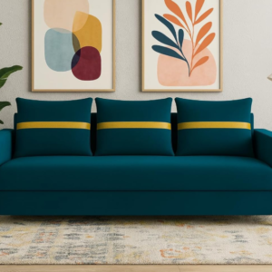 Premium Berris 3 Seater Fabric Sofa Set for Living Room