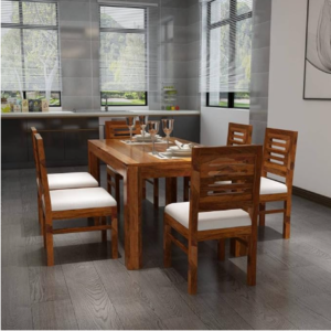 Premium Wooden 4 Seater Dining Furniture Set